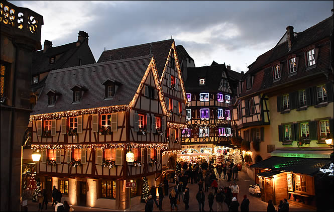 Vue depuis l'ancienne douane de Colmar